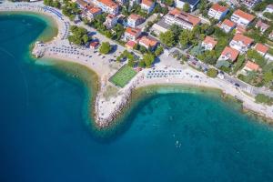 an aerial view of an island in the ocean at House Tinac in Crikvenica +40 photos