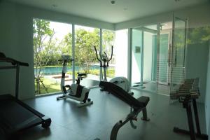Fitness centrum a/nebo fitness zařízení v ubytování Baan View Viman 416 By Montri