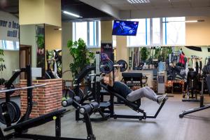 The fitness centre and/or fitness facilities at Hotel Сomplex Irtysh