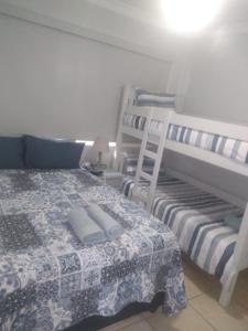 a bedroom with two bunk beds and a ladder at Mangrove Beach Estate, Dadda's Place, 321 Bokmakierie WY in Melville +67 photos