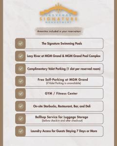 a screenshot of the menu of the mens signature restaurant at MGM Signature 03-818 Jacuzzi Studio in Las Vegas