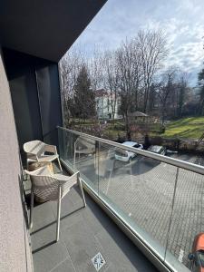 Un balcon sau o terasă la Eloom Hotel
