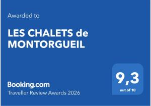 a blue sign with the words las chittiers de monocle at LES CHALETS de MONTORGUEIL in Saurat +66 photos