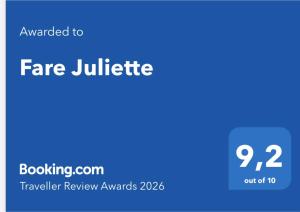 a screenshot of a cell phone screen with the text cancelled to fare whistle at Fare Juliette in Moorea