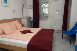 Säng eller sängar i ett rum på Apartman i Sobe Nikolas