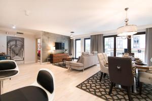 Posedenie v ubytovaní Kings City - Skawińska Apartment