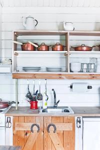 Cucina o angolo cottura di Akurgerði Guesthouse 2 - Country Life Style