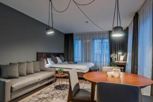 Ο χώρος του lounge ή του μπαρ στο Aparthotel Residence Agenda