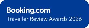 a blue sign that says boatingcom traveler review awards at Long Stay Close To Canary Wharf - Business Travelers, Contractors, Small Families in London +4 photos