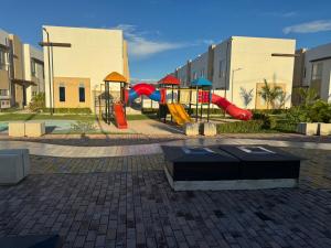 a playground with a slide at Casa Bethel 92 in Ricaurte