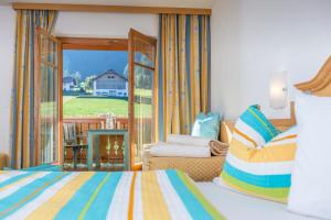 Voodi või voodid majutusasutuse Hotel Lindnerhof toas