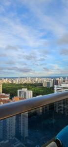 a view of a city from the top of a building at Apê Panoramic Águas Claras e Ministérios in Brasília