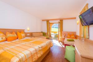 Voodi või voodid majutusasutuse Hotel Lindnerhof toas