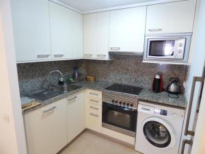 Kuchyň nebo kuchyňský kout v ubytování Apartamento Santa Fe