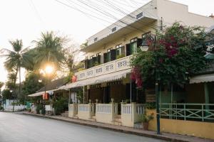 a building on the side of a street at Baan Samsa in Luang Prabang