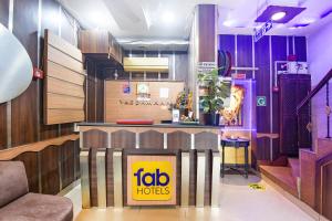 a restaurant with a sign that reads igloo hotels at FabHotel Vardhmaan Inn in New Delhi