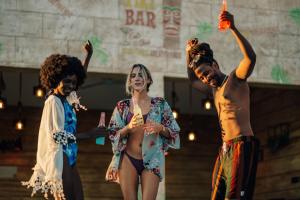 a group of people dancing on a stage at Boletov raj lux in Čurug +40 photos