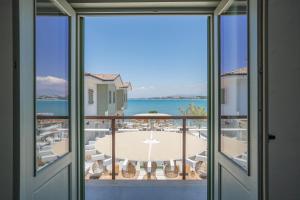 a view of the ocean from the balcony of a hotel at Carpe Diem Boutique Hotel - Adults Only in Side