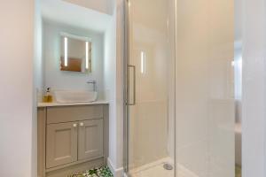 a bathroom with a shower and a sink at 1 Bed in Wells oc-h30450 in Wells +14 photos