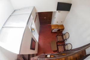 an overhead view of a staircase in a house at Cusco'sHome 3 in Cusco