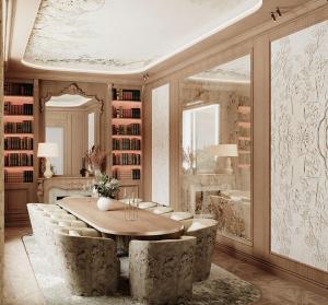 a dining room with a table and chairs at Relais d'Amboise - The Leading Hotels of the World in Amboise