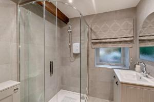 a bathroom with a shower and a sink at 2 Bed in Shotley Bridge oc-h29037 in Shotley Bridge +11 photos