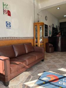 Et opholdsområde på Hotel Central Puebla