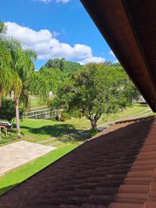 a view of a park from the roof of a house at Loft 73 in Bento Gonçalves