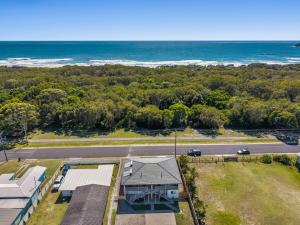 an aerial view of a building with a view of the ocean at 3-45 Beech Street in Evans Head
