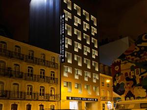 O edifício onde o hotel está situado