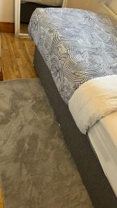 a close up of a bed in a room at 83 Clonmullion Athy county Kildare in Athy