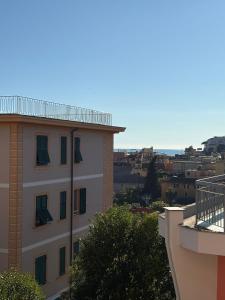 a view of a building with a balcony at Casa Francesco in Rapallo