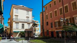 a street in the city with buildings at XX Settembre 68 in Alassio
