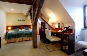 Posteľ alebo postele v izbe v ubytovaní Hotel Grand