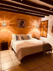 a bedroom with a large bed in a room at THIS IS COLOMBIA HOSTEL in San Gil +55 photos