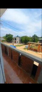 a view from a window of a building at Estudio Mar in Brisas de Zicatela