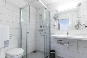 Ein Badezimmer in der Unterkunft Almaas Hotell Stord AS