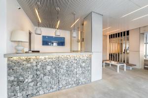 Η κουζίνα ή μικρή κουζίνα στο Relux Ios Hotel