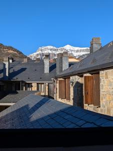 a view from the roof of a house at Apartamento Asueto Ordesa in Broto