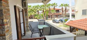 Un balcon sau o terasă la Anna Rooms