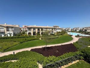 an aerial view of a resort with a swimming pool at Marassi villa in El Alamein +10 photos
