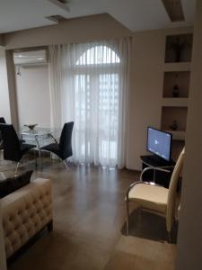 Μια τηλεόραση ή/και κέντρο ψυχαγωγίας στο Apartment on Rustaveli