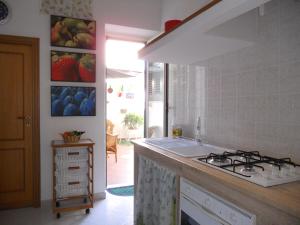 Køkken eller tekøkken på Casa Sikelia