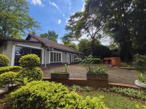 a house with a yard with plants in front of it at 12a Infinity Guesthouse in Pietermaritzburg