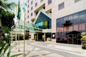 an office building with a glass facade at JW Marriott Rio de Janeiro in Rio de Janeiro