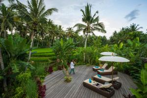 Zahrada ubytování Calma Ubud Suite & Villas - Rice Fields View, Infinity Pool !