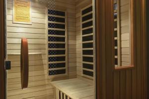 a wine cellar in a sauna at La Mer Deluxe Hotel & Spa in Kamari