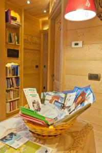 Knihovna v bed and breakfast