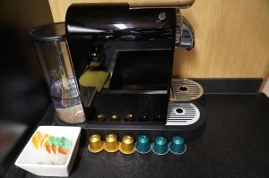 Coffee and tea making facilities at Bio Apartment - Der Steinadler