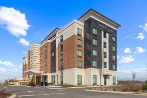 a rendering of a building on a street at TownePlace Suites by Marriott Murfreesboro in Murfreesboro